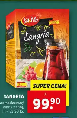 Lidl SANGRIA nabídka