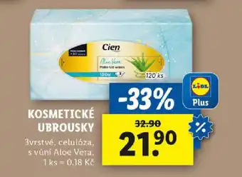 Lidl KOSMETICKÉ UBROUSKY nabídka