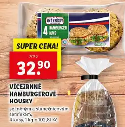 Lidl VÍCEZRNNÉ HAMBURGEROVÉ HOUSKY nabídka