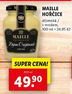 Lidl MAILLE HOŘČICE nabídka