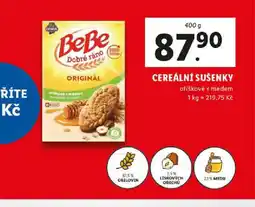 Lidl CEREÁLNÍ SUŠENKY nabídka