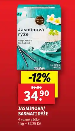 Lidl JASMÍNOVÁ/ BASMATI RÝŽE nabídka
