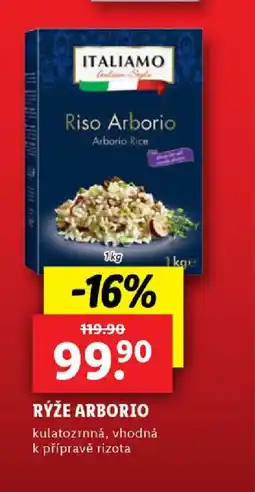 Lidl RÝŽE ARBORIO nabídka