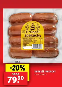 Lidl DRŮBEŽÍ ŠPEKÁČKY nabídka