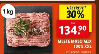 Lidl MLETÉ MASO MIX 100% XXL nabídka