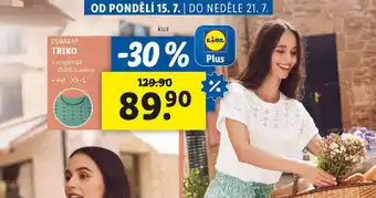 Lidl ESMARA TRIKO nabídka