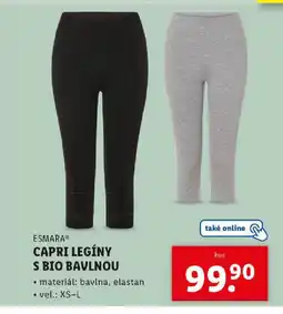 Lidl CAPRI LEGÍNY S BIO BAVLNOU nabídka