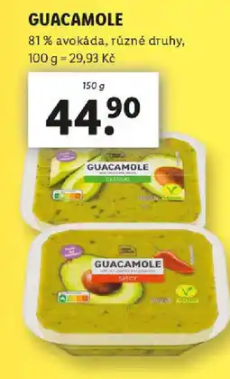 Lidl GUACAMOLE nabídka