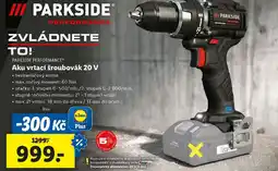 Lidl Aku vrtací šroubovák 20 V nabídka