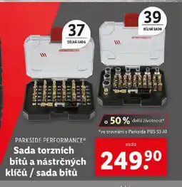 Lidl Sada torzních bitů a nástrčných klíčů / sada bitů nabídka