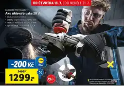 Lidl Aku úhlová bruska 20 V nabídka