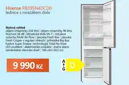 Expert Hisense RB395N4DCD0 lednice s mrazákem dole nabídka