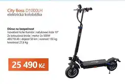 City Boss D1000LH elektrická koloběžka