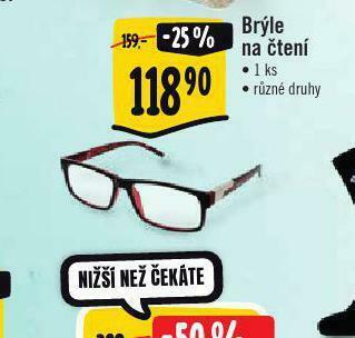 Albert Brýle na čtení nabídka