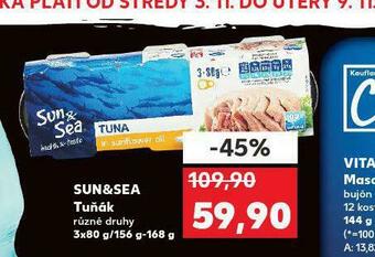 Kaufland Sun &amp; sea tuňák nabídka