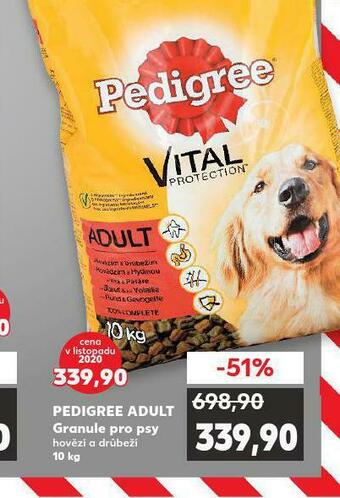 Kaufland Pedigree adult granule pro psy nabídka