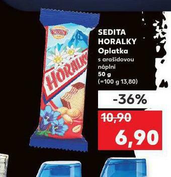 Kaufland Sedita horalky oplatka nabídka