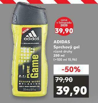 Kaufland Adidas sprchový gel nabídka