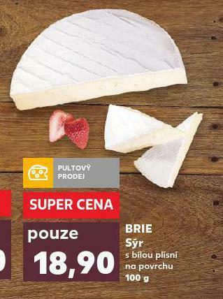 Kaufland Brie sýr nabídka