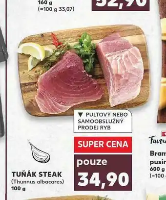 Kaufland Tuňák steak nabídka