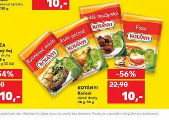 Kaufland Kotányi koření nabídka