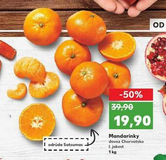 Kaufland Mandarinky nabídka