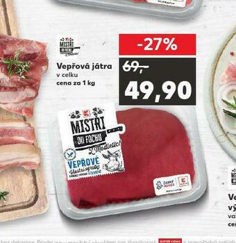 Kaufland Vepřová játra nabídka