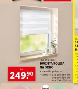 Lidl Dvojitá roleta na okno nabídka