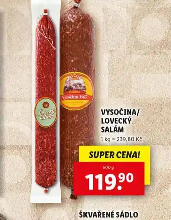 Lidl Vysočina nabídka