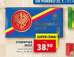 Lidl Studentská pečeť nabídka