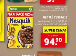 Lidl Nestlé cereálie nabídka
