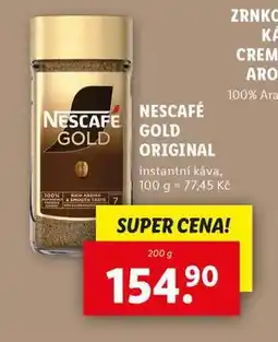 Lidl Nescafé gold original instantní káva nabídka