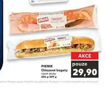 Kaufland Piknik chlazené bagety nabídka