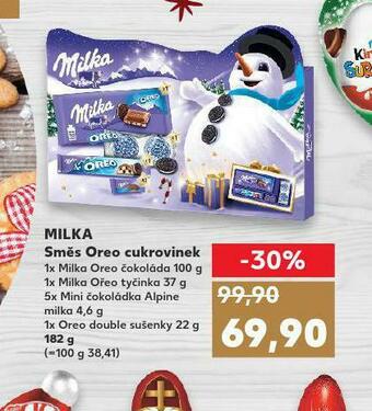 Kaufland Milka směs oreo cukrovinek nabídka