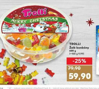 Kaufland Trolli želé bonbony nabídka