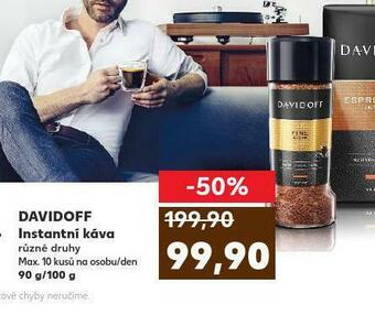 Kaufland Davidoff instantní káva nabídka