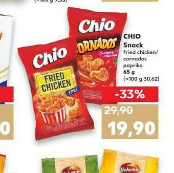 Kaufland Chio snack nabídka
