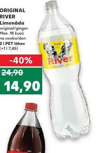 Kaufland Original river limonáda nabídka