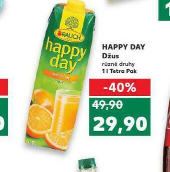 Kaufland Happy day džus nabídka