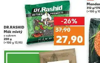 Kaufland Dr. rashid mák mletý nabídka