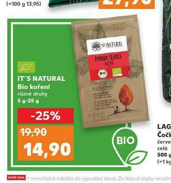 Kaufland Bio koření nabídka