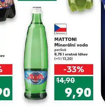 Kaufland Mattoni perlivá nabídka