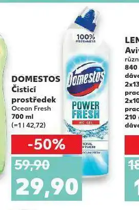 Kaufland Dsomestos čistící prostředek nabídka