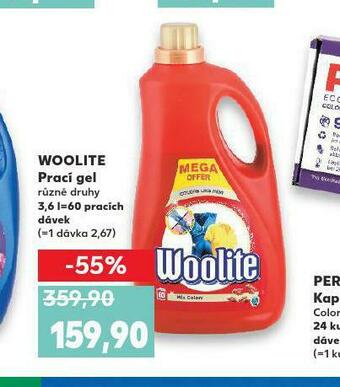 Kaufland Woolite prací gel nabídka