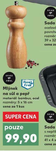 Kaufland Mlýnek na sůl a pepř nabídka