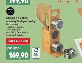 Kaufland Stoja na koření a kuchyňské pomůcky nabídka