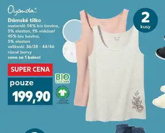 Kaufland Dámské tílko nabídka