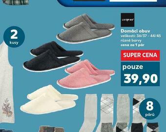 Kaufland Domácí obuv nabídka