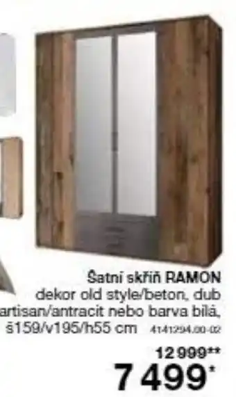 Sconto Šatní skřin RAMON nabídka