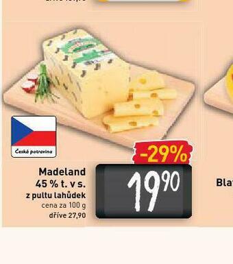 Billa Madeland 45% nabídka